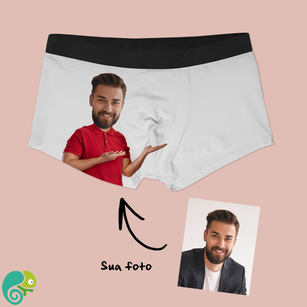 Cueca Boxer Personalizada Namorado Ciumento - LOJA VIRTUAL